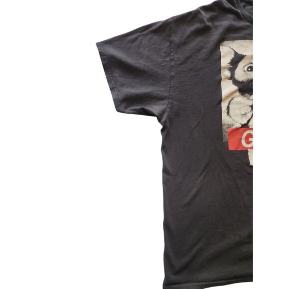 Gremlins Gizmo Casual Graphic Black Short Sleeve T-Shirt Size XL - Picture 4 of 6